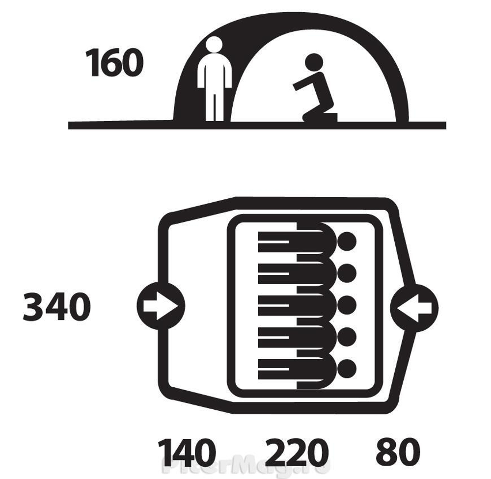 Палатка Husky Brozer 5