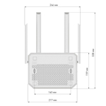 Netcraze Ultra (NC-1812) Мультигигабитный интернет-центр с Mesh Wi-Fi 7, BE7200