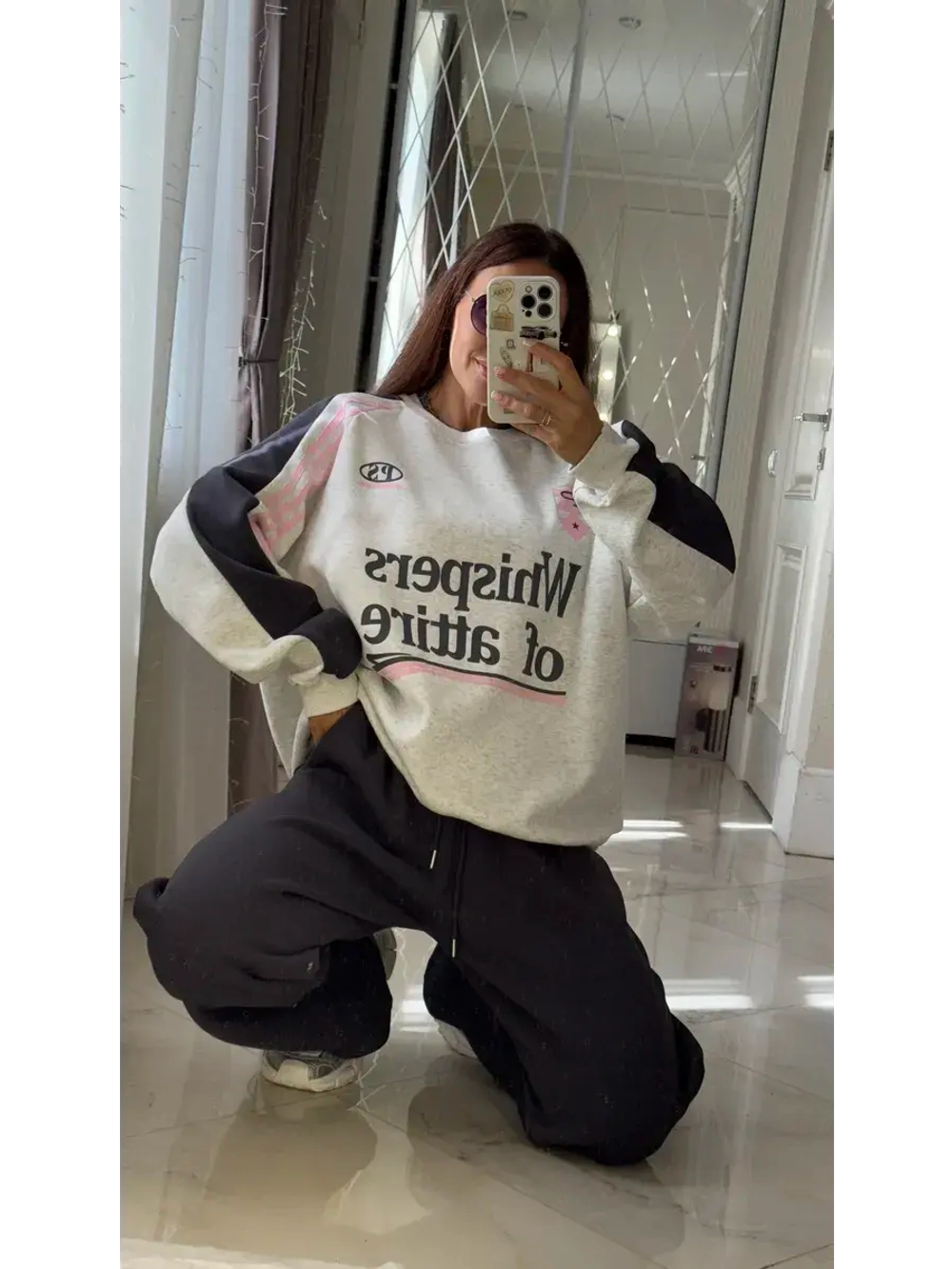 Костюм ATTIRE спортивная двойка свитшот с брюками