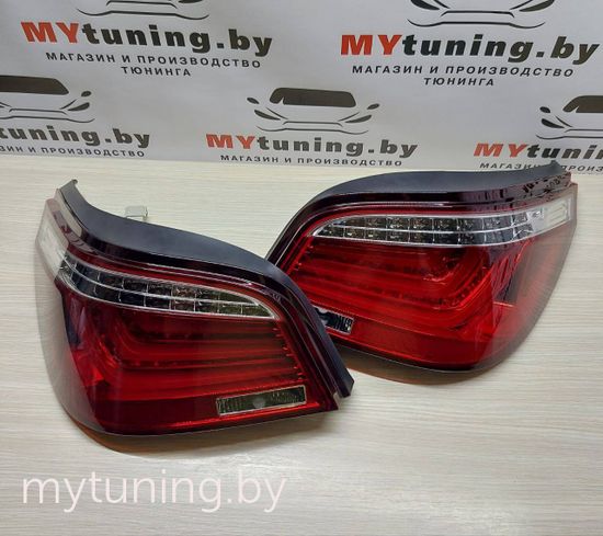 Задние фонари для BMW 5 E60 LCI (07-10) LED красные светлые