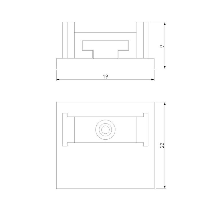 Заглушка Elektrostandard для накладного шинопровода Titan Line Magnetic 85230/00 (2 шт.) a069724