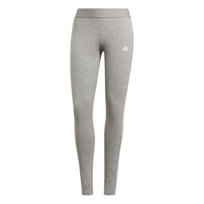 Женские теннисные брюки adidas 3 Stripes Tight Women - Lightgrey, White