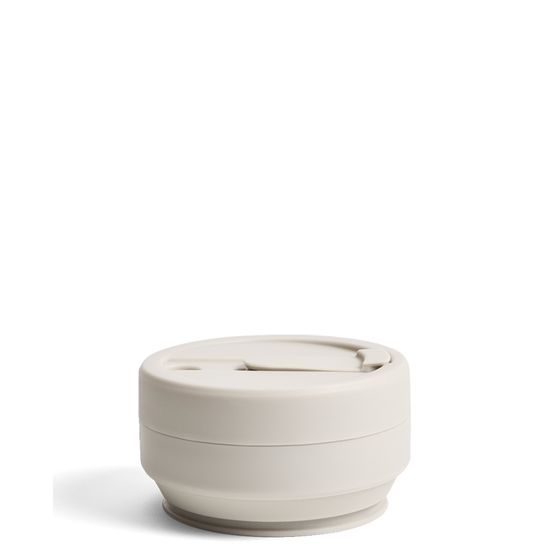 Стакан складной силиконовый Stojo Pocket Cup Oat, 12 oz / 355 мл