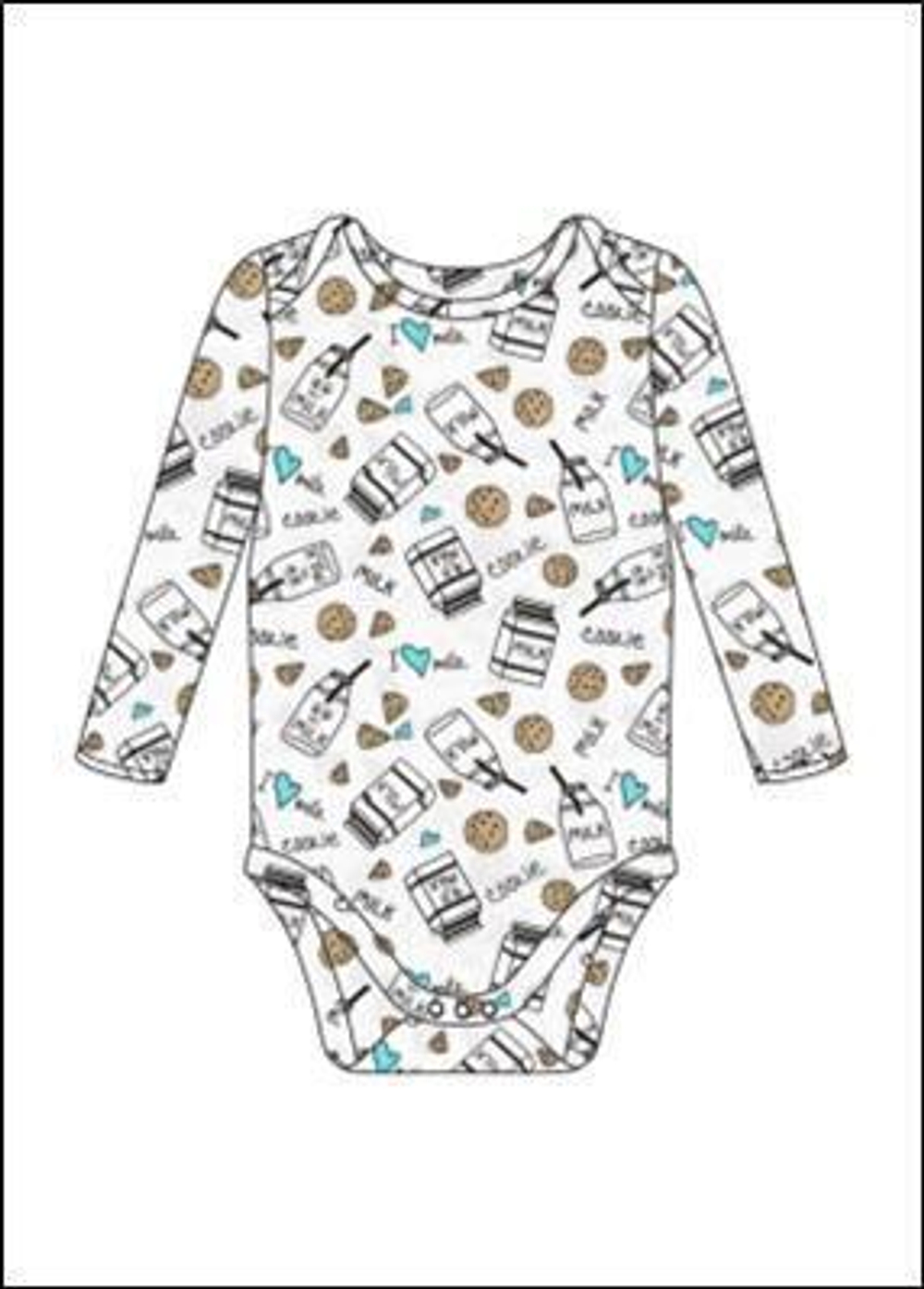 Боди д/новорожд. Б-27/2 р.74 "Колобок-2" белый (Ивашка)