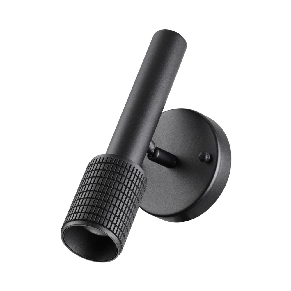 4238/1W HIGHTECH ODL21 321 черный/металл Настенный св-ник выкл на плафоне IP20 LED GU10 max 10W MEHARI