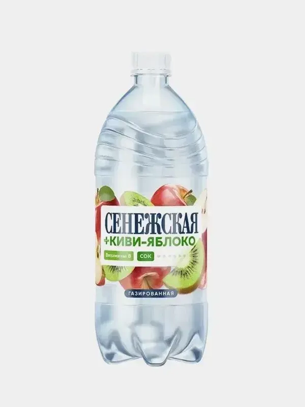 Вода вкусовая Сенежская Киви-Яблоко газированная, 1 л