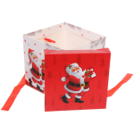 Коробка подарочная «Дедушка Мороз» 15*15*15 см