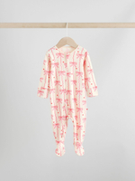 Комбинезон / Cлип для малышей Next F34-044, 3 шт., Красный, Молочный, Розовый