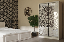 Шкаф-купе Тринити 3 1,35 м, Сандал светлый