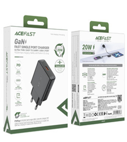 A65 PD20W GaN single USB-C ultra-thin charger (EU)