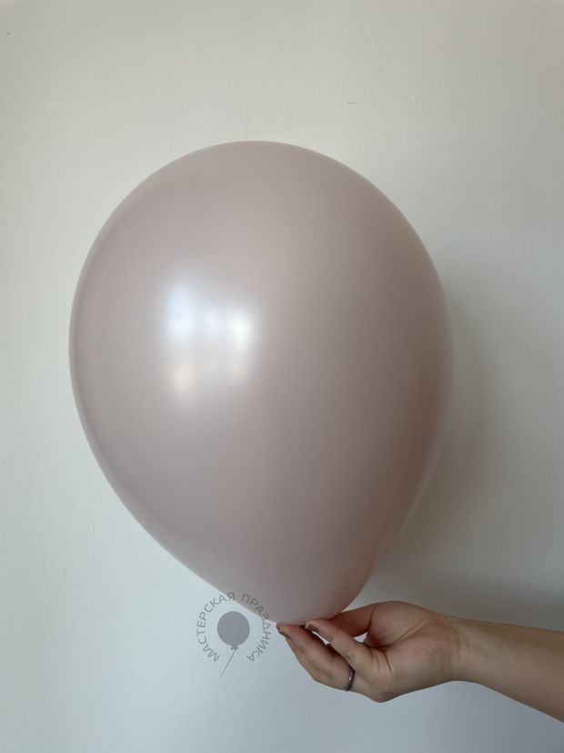 S Шар пастель 12'' / 30 см Пыльная роза (110) ретро (БГ-17)
