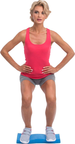 Полуцилиндр для фитнеса, йоги и пилатеса, 45 см