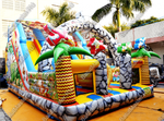 Коммерческий надувной батут "Солнечный остров" 7.5*5*5 м