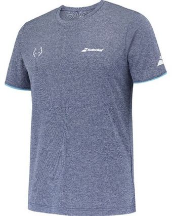 Мужская теннисная футболка Babolat Crew Neck Lebron - небесный