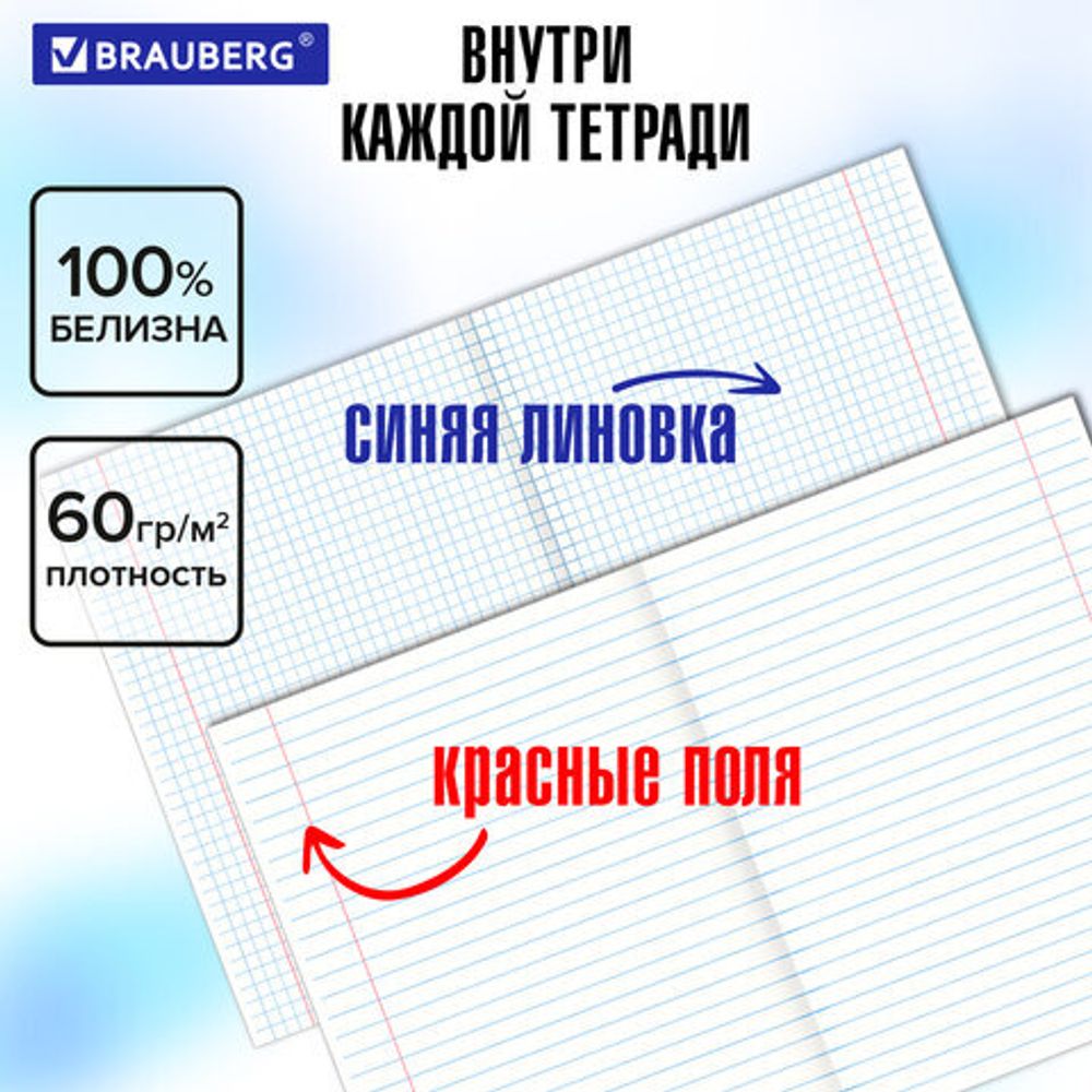 Тетради предметные, КОМПЛЕКТ 10 ПРЕДМЕТОВ, "SPORT CLUB", 48 л., обложка картон, BRAUBERG, 404841
