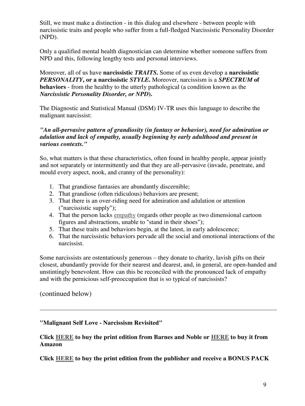 Dialogs about Narcissism | Sam Vaknin; Stephen McDonnell