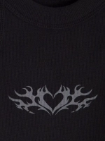 Летний кроп топ трикотажный детский