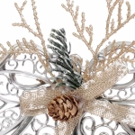 Украшение новогоднее «Сказочные переливы» 19*14 см, Серебро