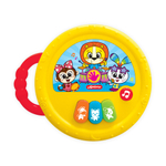 Музыкальный барабанчик Желтый/Букстар/КН.