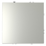 Перекрестный переключатель встраиваемый VOLTUM S70 одноклавишный 10А, (сталь)