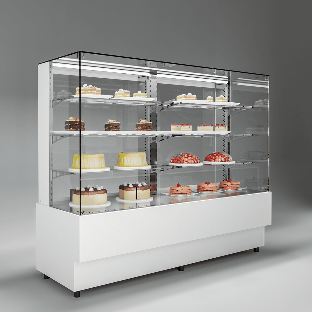 Напольная кондитерская холодильная витрина Finist AIR DOUBLE