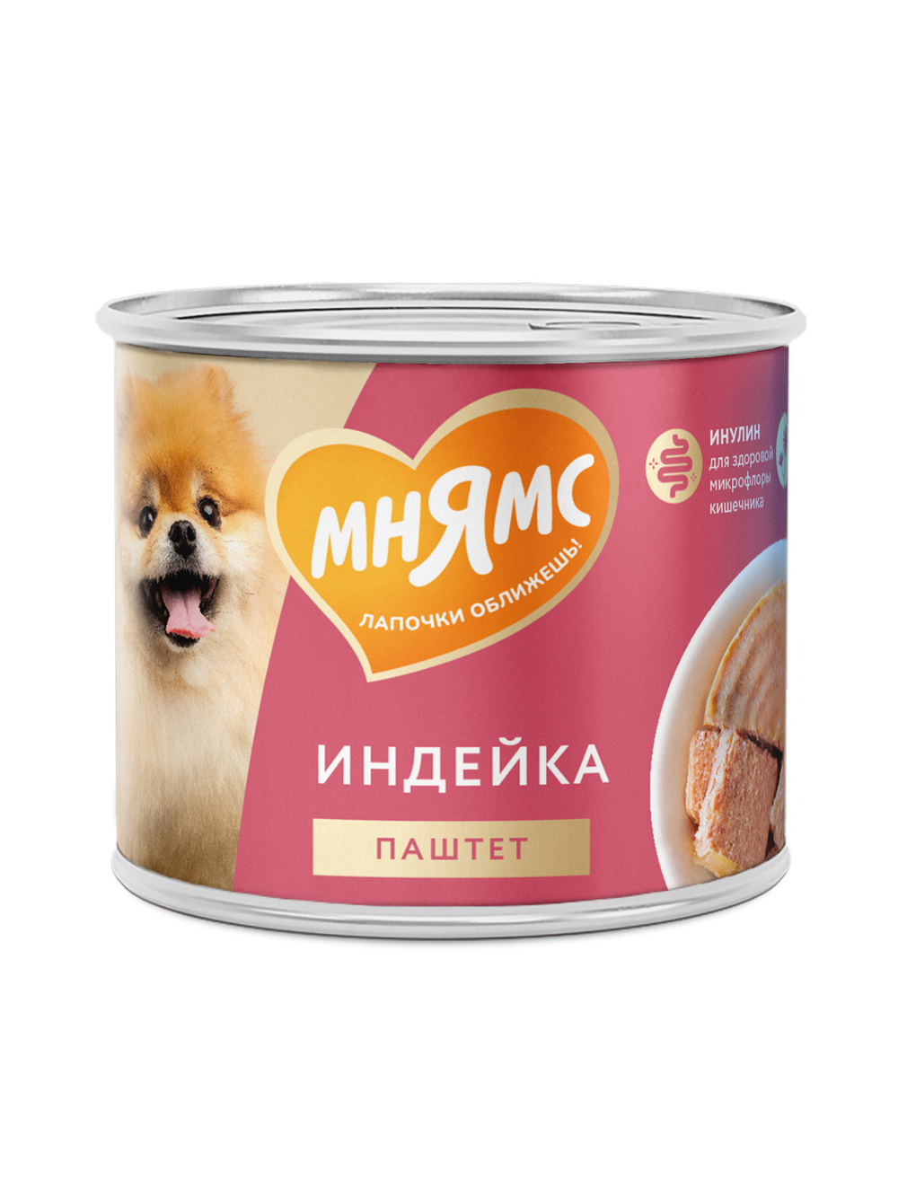 Влажный корм Мнямс На каждый день Паштет из индейки для собак «КОМФОРТНОЕ ПИЩЕВАРЕНИЕ» 200 г