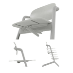 Стульчик для кормления Cybex Lemo 4 в 1 с мягкими чехлами Comfort Inlay Suede Grey/Suede Grey