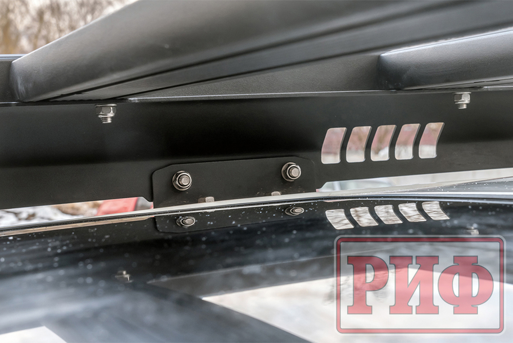 Багажник экспедиционный (платформа) алюминиевый 1150x2080 мм для Toyota Land Cruiser Prado 150 (с крепежом) РИФ