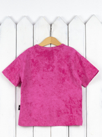 Футболка фуксия "варёнка"