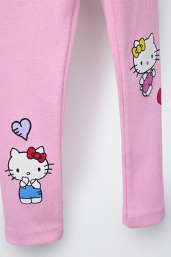 ZARA ЛЕГИНСЫ HELLO KITTY ©, РОЗОВЫЙ