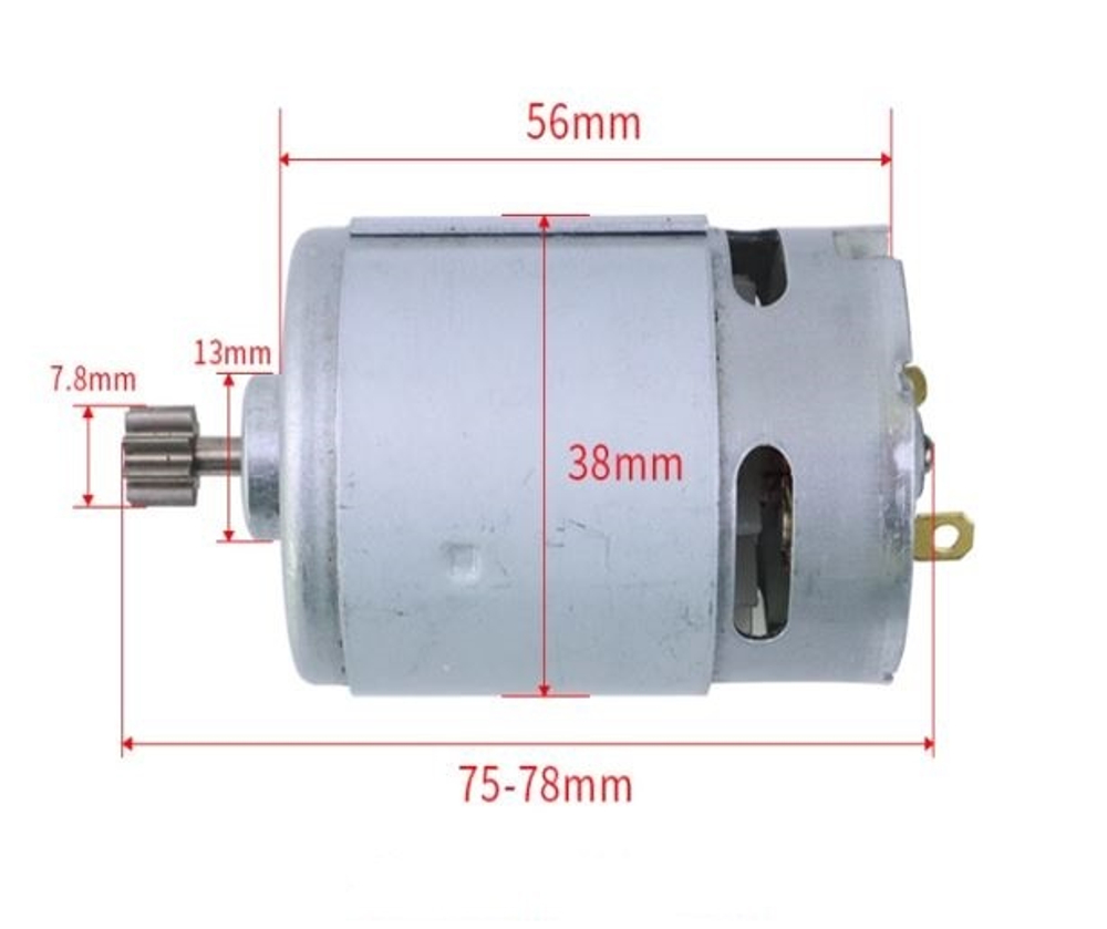 Двигатель RS550 10.8V-9