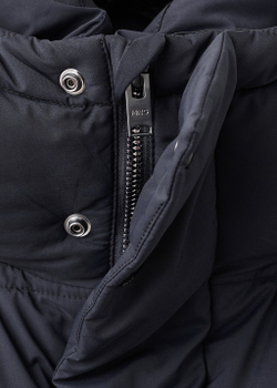 Анорак с утеплителем, капюшоном, водоотталкивающий