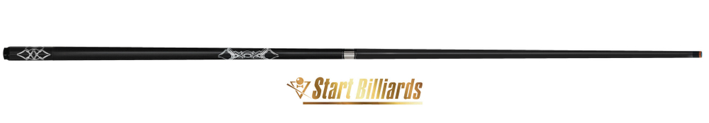 Кий Startbilliards Пул Карбон черный 2РС 145 см.