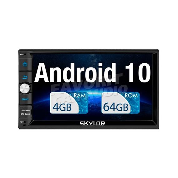 Skylor AND-7095 7&quot; Android 10 Wi-Fi BT DSP 4/64Gb