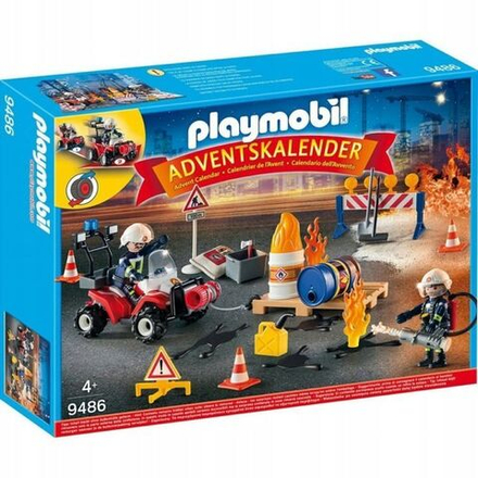 Конструктор Playmobil Адвент- календарь  9486  Пожарная станция