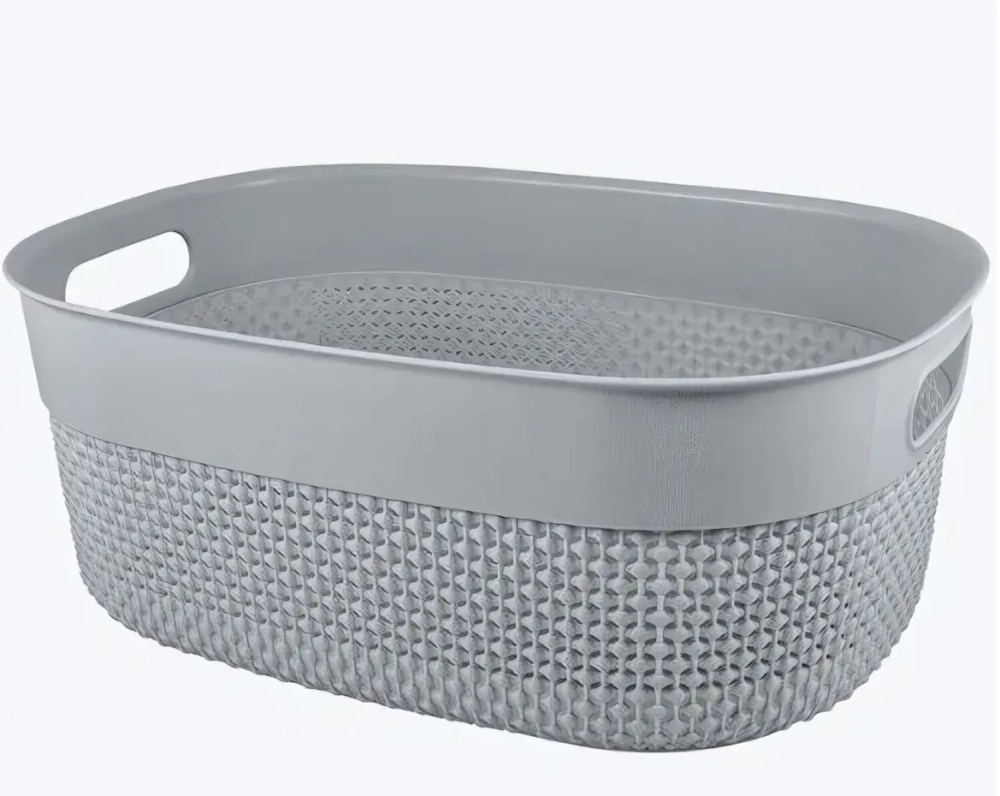 Корзина для хранения OSLO, серый шторм, 12л