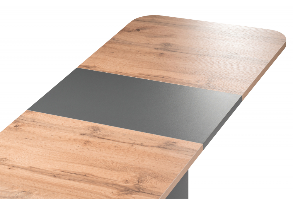 Стол деревянный Woodville Лурвин дуб вотан, графит