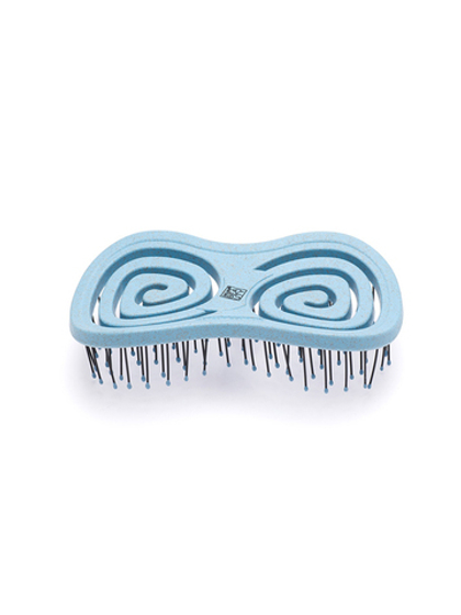 DBEF35-light blue Щетка Dewal Beauty серия "Eco-Friendly", массажная, с нейлоновым штифтом, форма ба