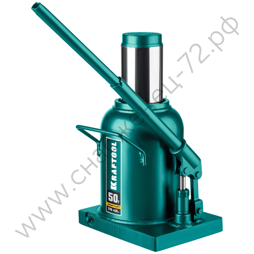 KRAFTOOL KRAFT-LIFT, 50 т, 270 - 420 мм, бутылочный гидравлический домкрат (43462-50)