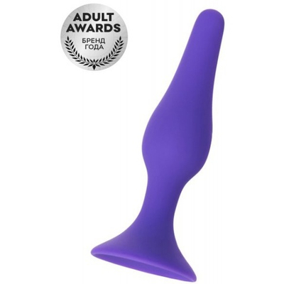 Анальная втулка A-Toys by TOYFA, силикон, фиолетовая