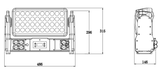 Strobe Strike M — LED стробоскоп 1200 Вт IP65 DMX512/RDM/Artnet