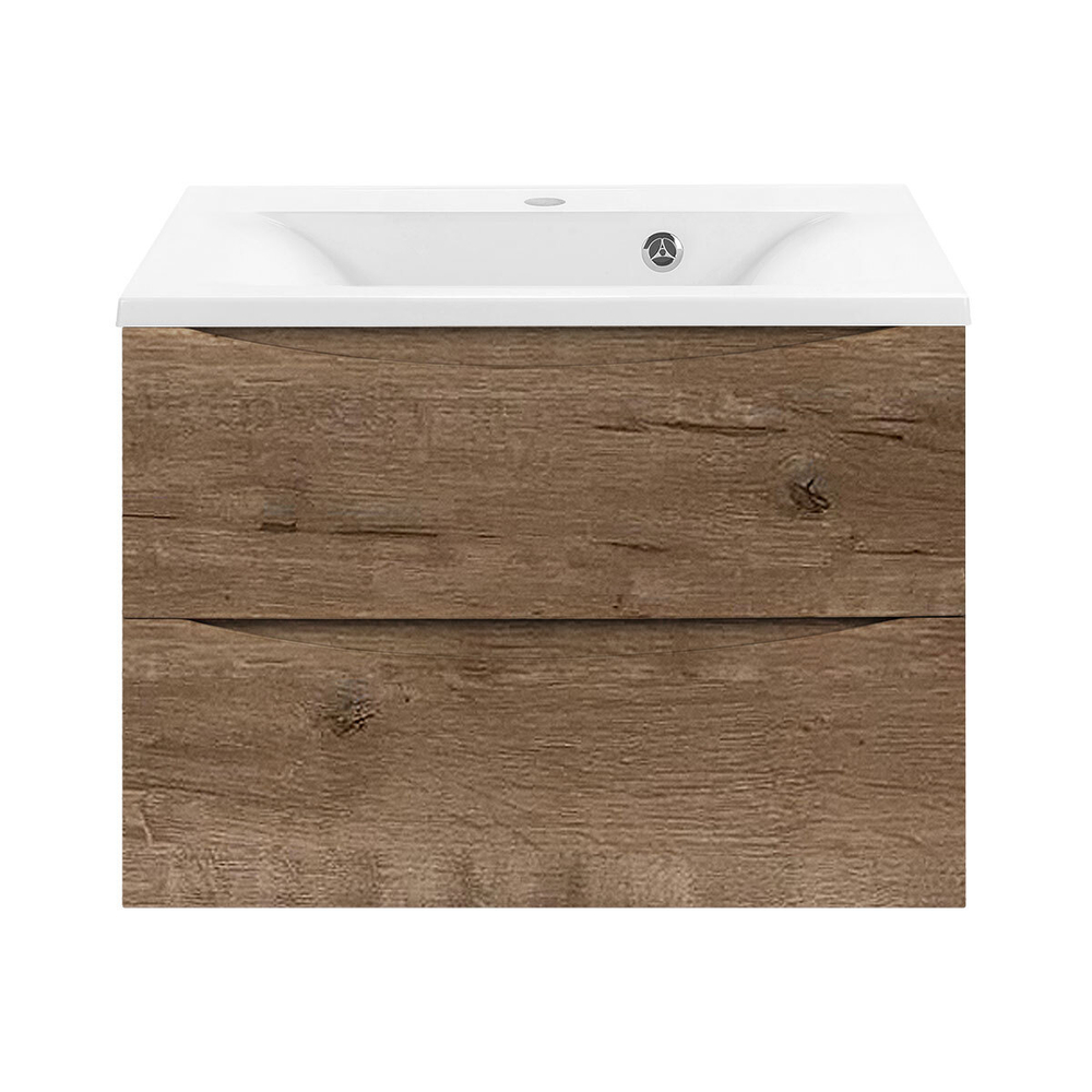 База под раковину Mia 650 подвесная, 2 выкатных ящика soft close, V.Oak, , шт