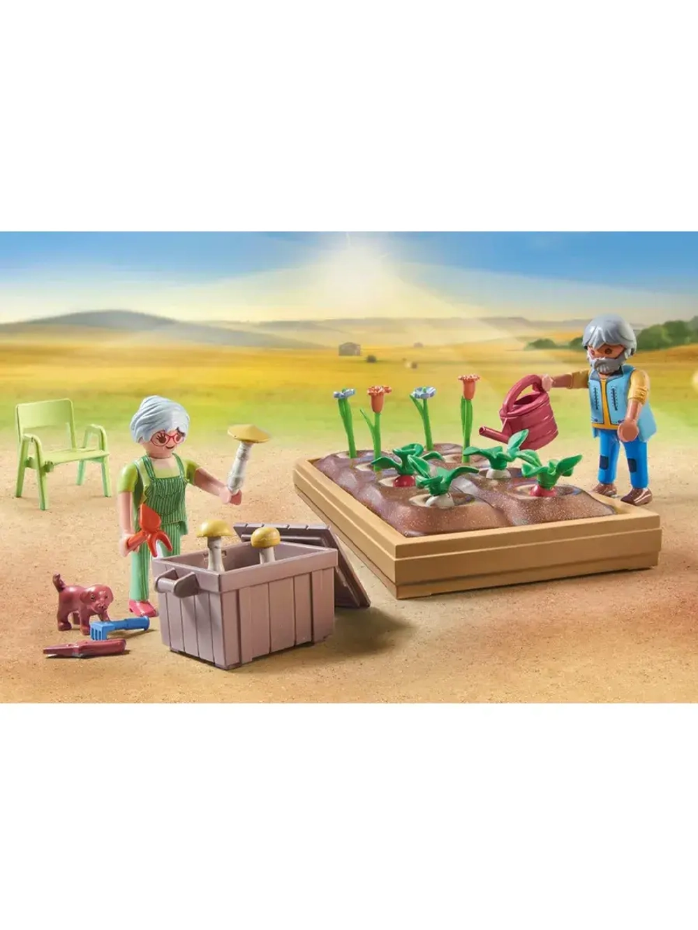 Набор Огородничество с бабушкой и дедушкой Playmobil 71443