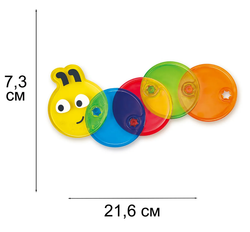 Детский развивающий набор смешение цветов "Гусеница"