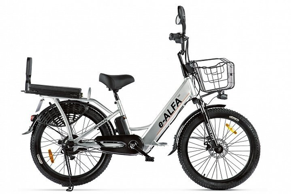 Велогибрид GREEN CITY e-ALFA Fat
