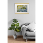 Картина авторская акварельная в паспарту 40х50 см на стену для интерьера "Иван Купала"