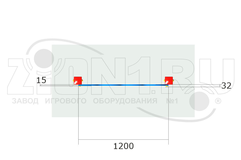 Ограждение детской площадки «Морское Царство У2»
