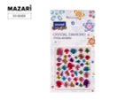 Стразы-наклейки круглые,разного размера (Mazari)