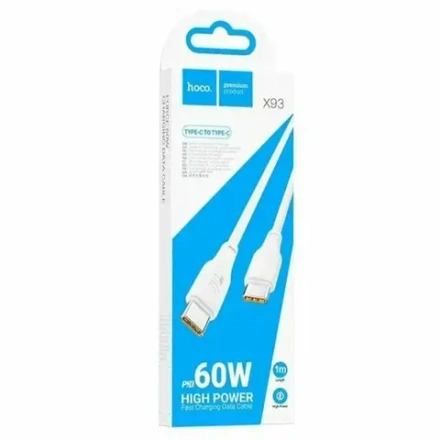 Шнур Type-C--Type-C BOROFONE BX93 60W 1-метр