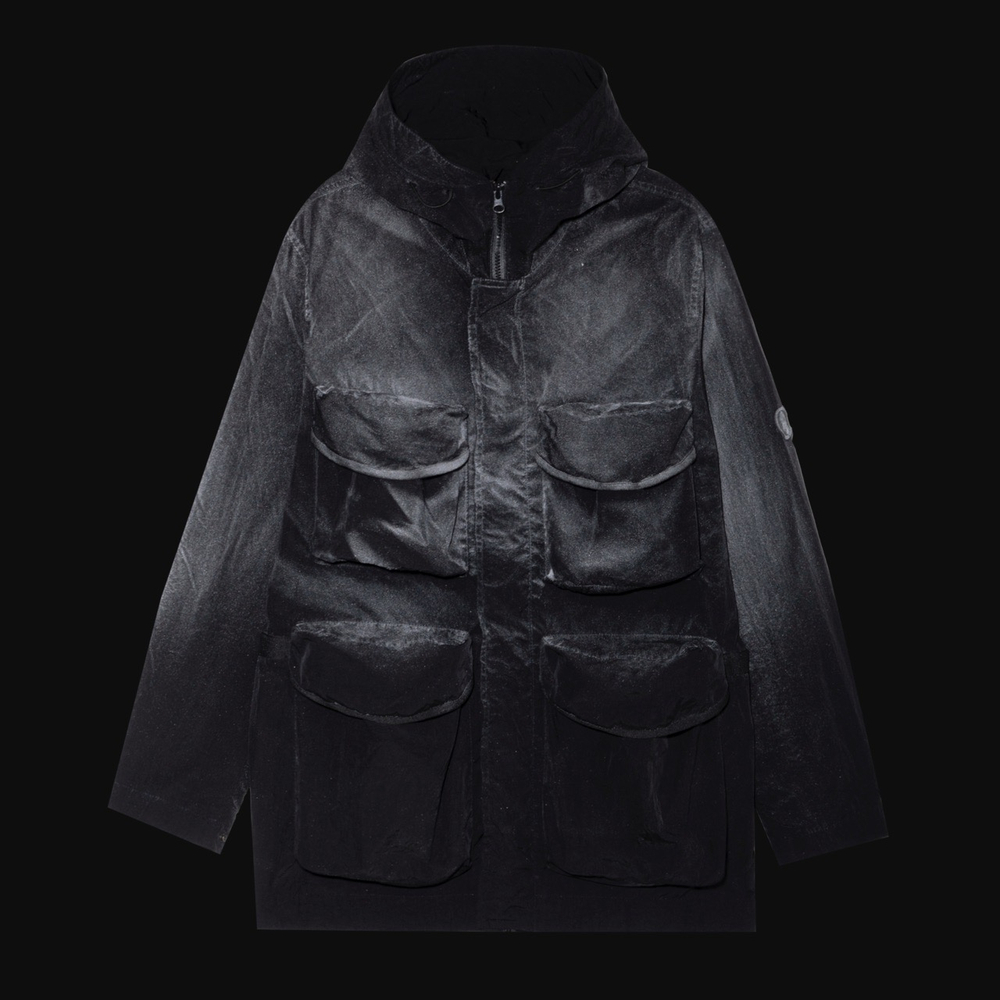 M65PRK_JCKT Sprayed Reflective Black